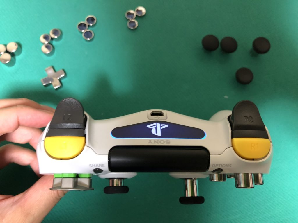 PS4コントローラー改造 R1・L1