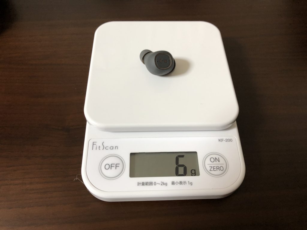AUKEY Key Series EP-T10 本体重さ