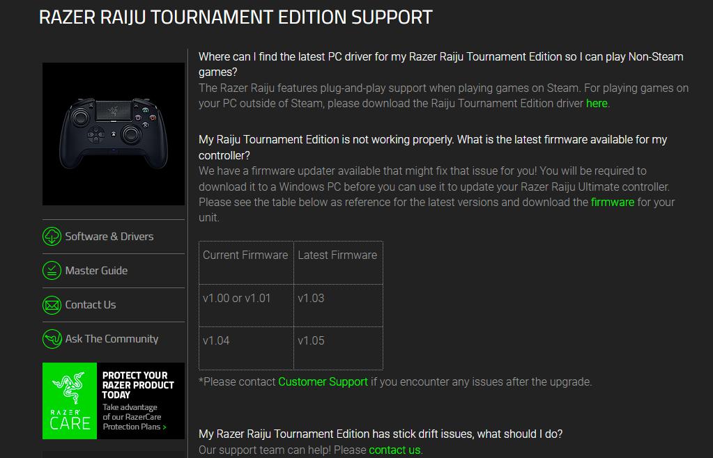 100%品質保証! ハンドワーカーRazer Raiju Tournament Edition PS4公式ライセンスコントローラー 有線 無線  新ファームウェア適用版 日本正規代理店